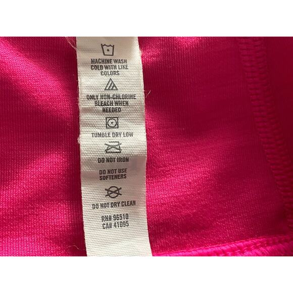 Under Armour ColdGear Fitted Pullover XS Pink Quarter-Zip Thumbholes - Picture 8 of 14